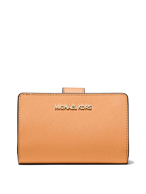 michael kors medium crossgrain leather wallet|leather Michael Kors Wallet women.